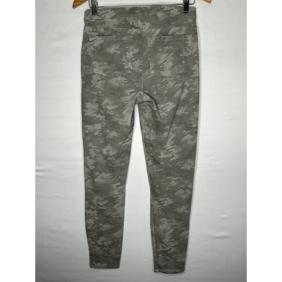 SPANX Jean-ish Ankle Pull On Leggings Stone Wash Camo‎ Women's Size Medium - Picture 2 of 7